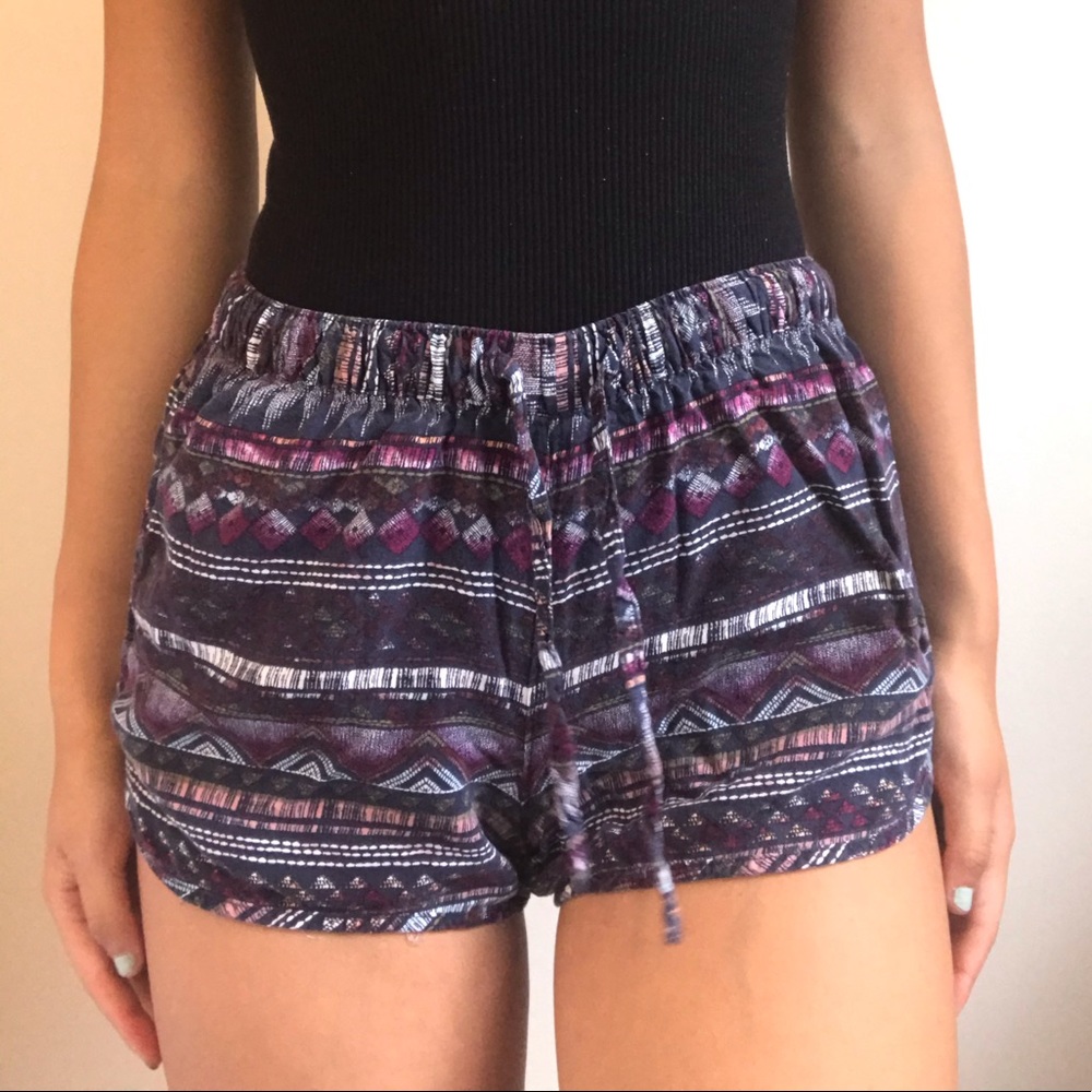 Printed Flowy Shorts